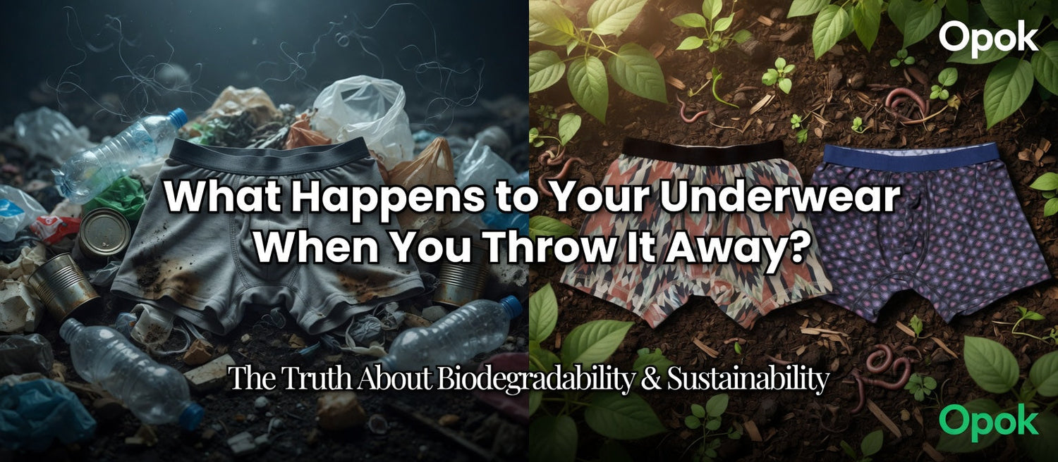 What happens to your underwear when you throw it away?