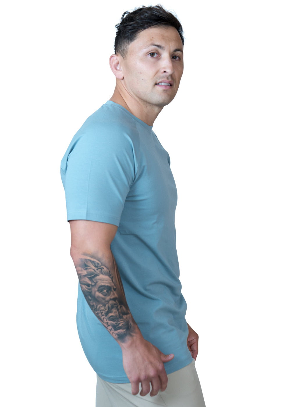 Men's Organic Performance T-shirt- Arctic - Opok