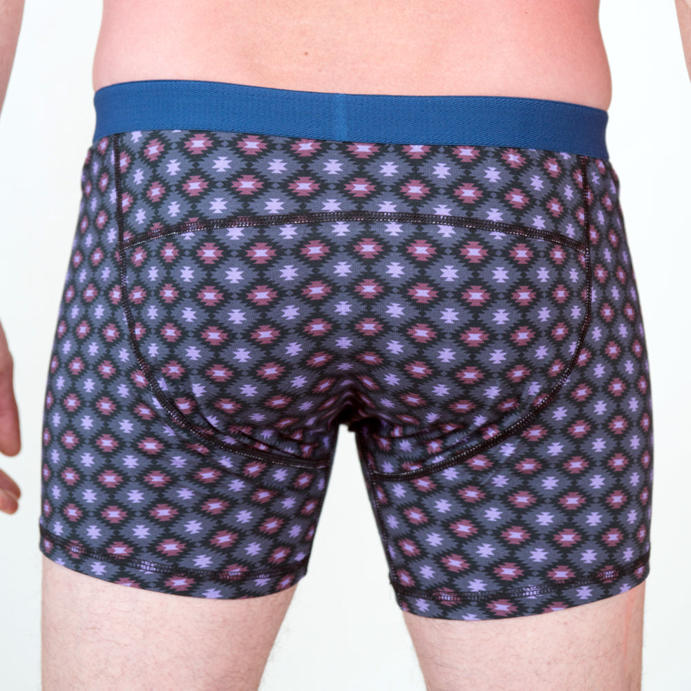 Men's Organic Boxer Brief: Native Print - Opok