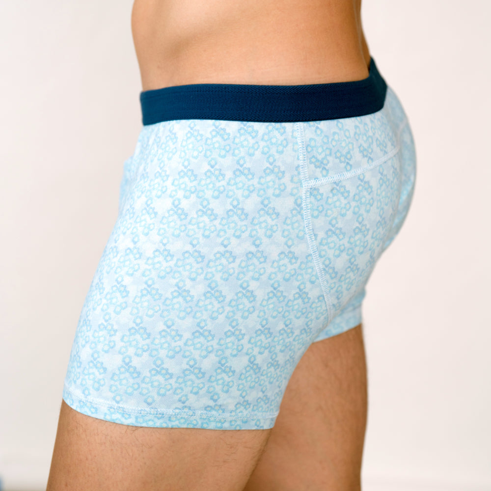 Men's Organic Boxer Brief: Floral Print - Opok