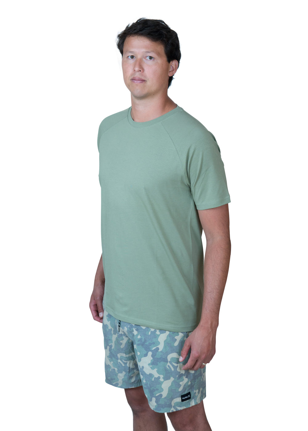 Men's Organic Performance T-shirt- Eucalyptus