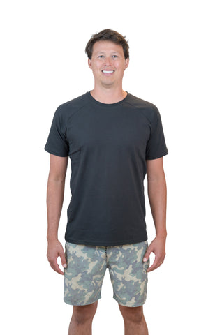 Men's Performance Tee: Dark Charcoal - Shirt