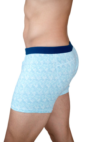 Men's Boxer Brief: Floral Print - Men's boxer brief