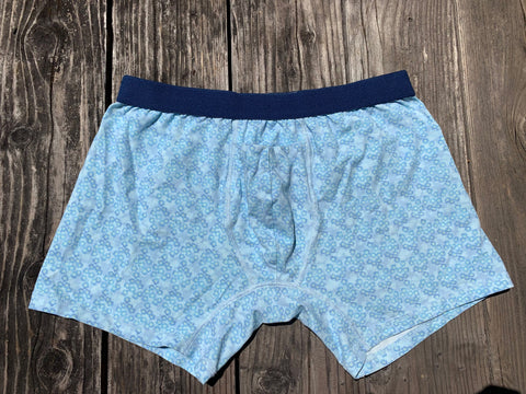 Men's Boxer Brief: Floral Print - Men's boxer brief